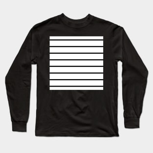 Narrow black and white stripes 3 Long Sleeve T-Shirt